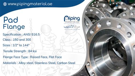 Pad flange and class 150/ 300 studding outlet flange suppliers in UAE