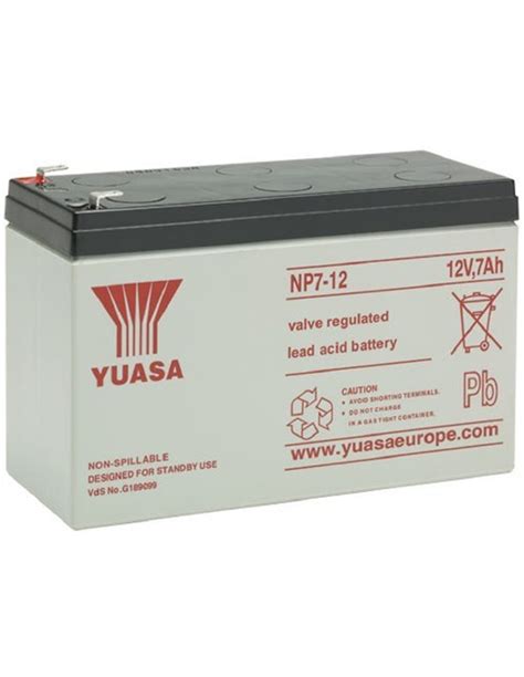 Yuasa Batterie Plomb Yuasa V Ah Np Batterie Solaire Agm