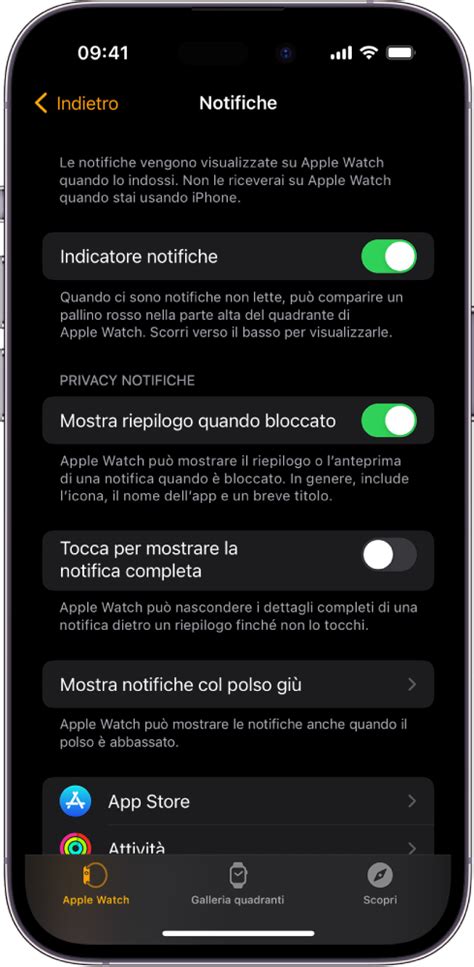 Modificare Le Impostazioni Delle Notifiche Su Apple Watch Ultra