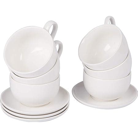 Hausmann Söhne Cappuccino Tassen dickwandig Set 4 TLG 2er Set