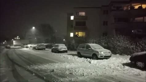 Winter. Nacht Videoaufnahmen. - YouTube