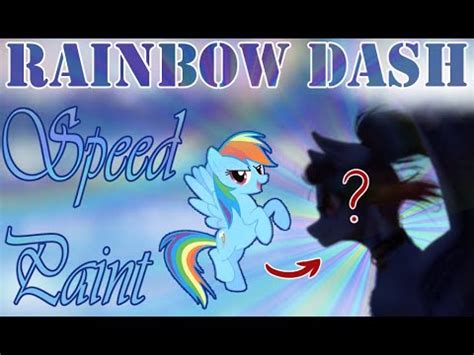 Mlp Speedpaint Rainbow Dash Redesign Youtube