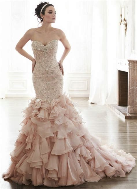 Pink Mermaid Wedding Dresses Best Dresses For Wedding Check More At