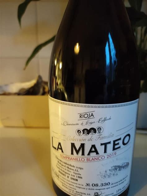 D Mateos Tempranillo Blanco Rioja La Mateo Spain La Rioja Rioja