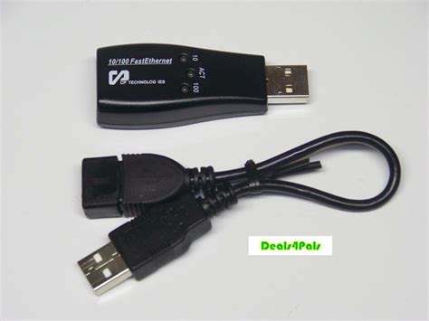 CP Technologies CP USB RJ45M 10 100 Hi Speed USB To RJ45 Ethernet Lan