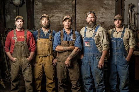 Premium Ai Image Work A Labour Dress Men Facing Hardship Job Smile