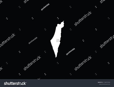 Palestine Outline Map Country Shape State Stock Vector (Royalty Free) 1218072334 | Shutterstock