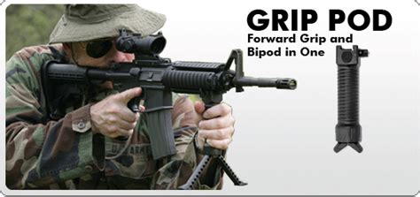 Grip Pod, foregrip and bipod in one - 10% discount to AR15.com member from MSP - AR15.COM