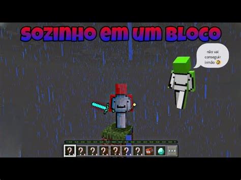 Sobrevivendo Em Apenas Um Bloco No Minecraft Pt 1 YouTube