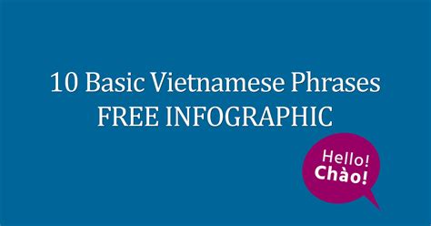 10 Basic Vietnamese Phrases Free Infographic Download Today