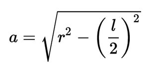 Apotema de un polígono calculadora qué es y fórmulas para calcularla