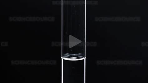 Sodium Reacts With Water And Burns Stock Video Science Source Images