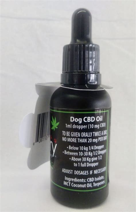 Cbd Pet Tincture Dog 300mg Cbd From The Barkery