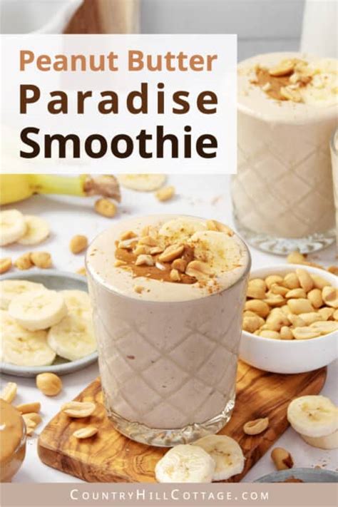 Peanut Paradise Tropical Smoothie