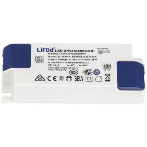 Driver LIFUD 220 240V No Flicker Output 33 40V 950mA 38 40W LF GIF040YA