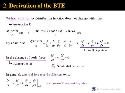 Ppt Boltzmann Transport Equation Powerpoint Presentation Id3624510