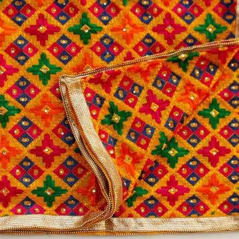 Splashing Colors Phulkari Dupatta Phulkari Dupatta Phulkari