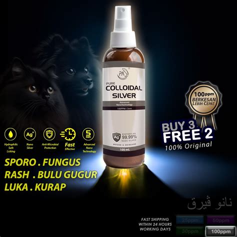 Pa 100ppm Pure Colloidal Silver Advanced Nano Silver Pets Spray Fungus