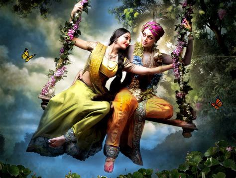 Bhagwan Ji Help Me Lord Krishna And Radha Background In HD Wallpaper