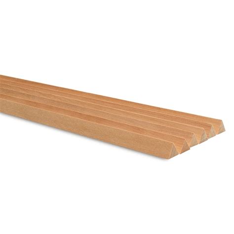 Triangle Wooden Dowel Rods 1 2 Inch X 36 Inch Pack Of 5 Birch Wood