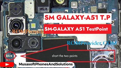 TestPoint For Samsung A51 T P EDL Point Isp To Hardreset And Remove