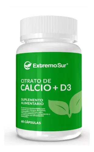 Citrato De Calcio vitamina D3 500mg Mayor Absorción Calcio Cuotas sin