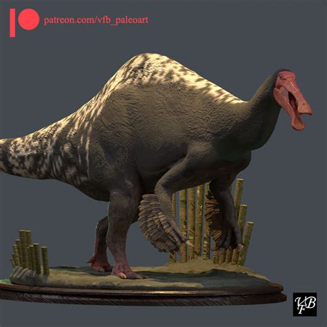 Vfb Paleoart Deinocheirus Mirificus Statue For 3d Printing