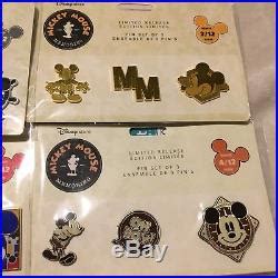 Mickey Mouse Memories Pin Set January February March April May Disney