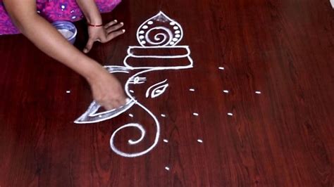 dot rangoli for ganesh festival ganesh rangoli with dots 7 to 1 vinayaka...