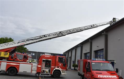 Unwetter sorgt für Feuerwehreinsätze