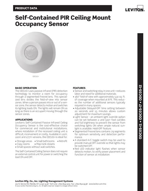 [DIAGRAM] Ceiling Mount Occupancy Sensor Wiring Diagram FULL Version HD ...