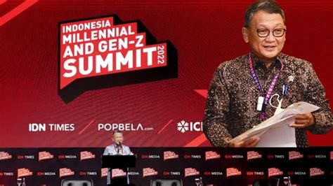 Mesdm Arifin Tasrif Menjadi Pembicara Di Indonesia Millennial And Gen Z