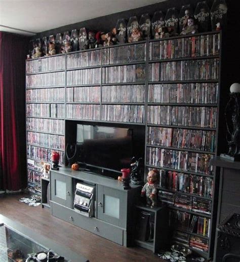 40 DVD Storage Ideas - Organized Movie Collection Designs