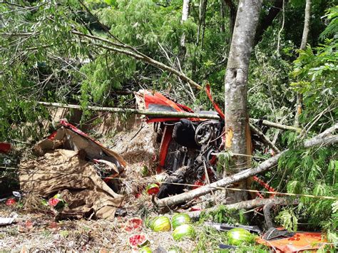 Passageiro morre após caminhão sair de pista e bater contra árvore na