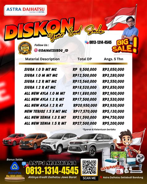 Promo Daihatsu Purwakarta Promo Daihatsu Purwakarta Promo September