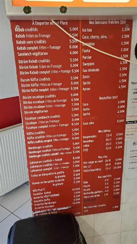 Menu At Anatolia Fast Food Besan On