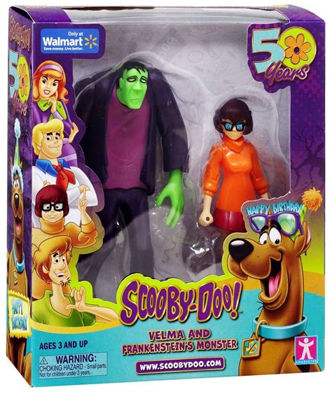 Free Shipping Scooby Doo Velma And Frankenstein S Monster Action Figures