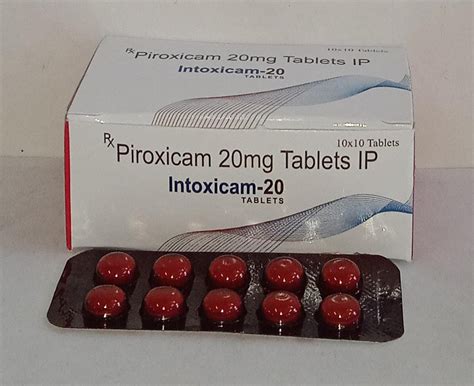 Piroxicam 20mg Tablets Intoxicam 20 Integrated Laboratories Pvt Ltd