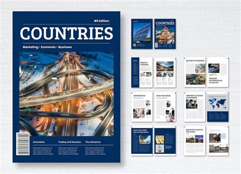 10 Modern Business Magazine Templates Indesign • Psd Design