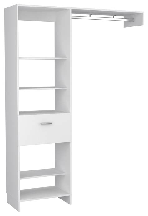 Manchester 150 Closet System Bedroom White Closet Organizers By