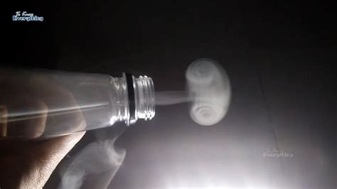 How To Make Smoke Rings With A Water Bottle Home Made Experiments