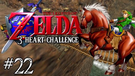 Zelda Ocarina Of Time 3 Heart Challenge Part 22 Infiltrating The