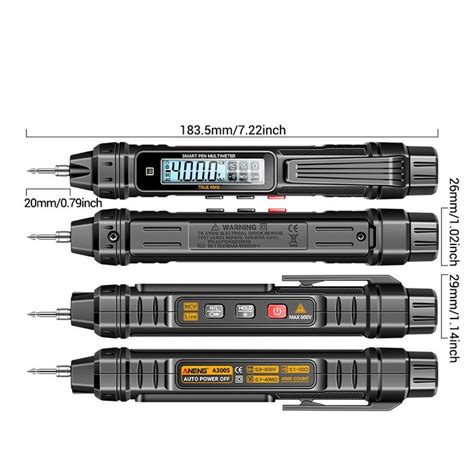 A Digital Multimeter Pen Type Counts Professional Meter Tester