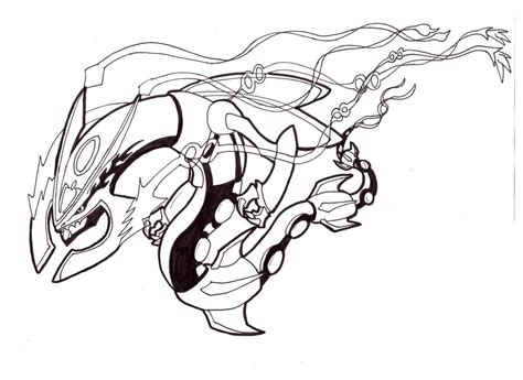 Pokemon Rayquaza Coloring Pages at GetColorings.com | Free printable colorings pages to print ...