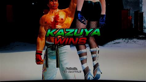 KAZUYA WIN POSE TEKKEN 6 NINA YouTube