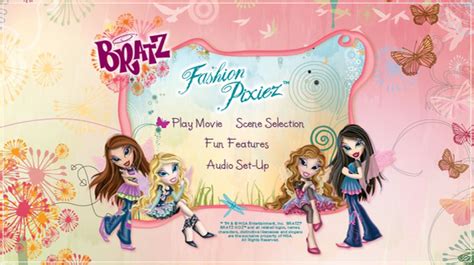 Bratz Fashion Pixiez 2007 Dvd Menus