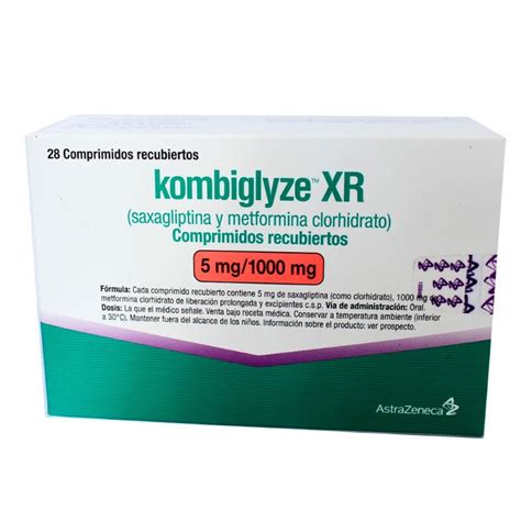 Kombiglyze Xr 51000mg X 28 Comprimidos Siman El Salvador