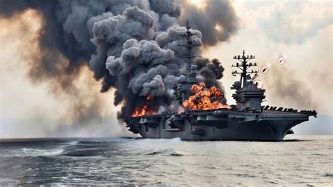 Ukrainian F 16s DESTROY Russian Aircraft Carrier SHOCKING Battle Near