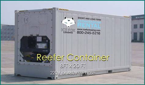 20FT Refrigerated Container - ICE FOX leasing