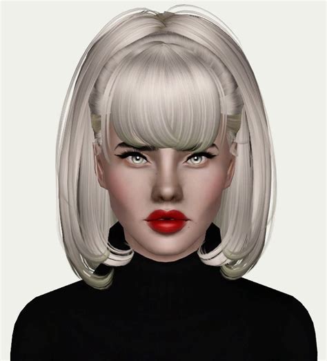 Newsea`s Coconut Hairstyle Retextured By Monolith Sims 3 Hairs